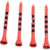LuoAXINN Tee da Golf 100 Pezzi di Tee da Golf Professionali in bambù, 5 Volte più Resistenti dei in Legno, Rossi e Bianchi, for esercitarsi con Palline, for Ferri, Driver ibridi(White 100 PCS 83mm)