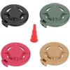 RNXRZANK 4 Pezzi di Accessori per Tappi di, Robusti, Leggeri, Sostituzione Diretta, Facili da Installare, Portatili, in Nylon, Multicolore