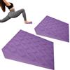Generico Schiuma Yoga - Blocco Inclinato Squat | Tavoletta Inclinata Antiscivolo Goffrata EVA | 2 Pezzi Leggeri Allunga Polpacci Tappetino Piede Per Esercizio Potenziamento Equilibrio Allungamento Gambe