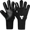 FEARLESS GOALKEEPERS Wolf Pro+ Onyx - Guanti da portiere uomo e bambino - Guanti portiere con lattice tedesco - Presa antiscivolo - Taglio negativo - Sensazione seconda pelle