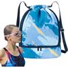 Générique Zaino Nuoto - Tote con coulisse scorrevole per attrezzatura da piscina con separazione asciutta e umida,Borsa Nuoto con coulisse scorrevole,Per spiaggia palestra viaggio allenamento viaggio campeggio