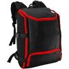 uoXHFdh Zaino for scarponi da sci, zaino, borsa viaggio, pattini in linea, ghiaccio, pattinaggio di velocità(Big Black Red)