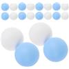 Outanaya 50 Pezzi Palline da Ping Pong 40mm Bianco in Pp Superficie Opaca Senza Cuciture, Struttura Densa e Uniforme, per Progetti Fai-da-Te e Giochi per Animali Domestici