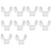 Vjsujehgy 10PC Silicone Scuba Diving Bocchino Regolatore Snorkel Bocca Pezzo Dive Gear On-Tossico Anti-Allergia di Sicurezza nel Silicone