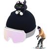 Generic COPERTURA CASCO Snowboard, copertura casco da sci Adulto,Protettori per caschi da sci carino lavabile - Snow Sport Supplies per il, amici, casa