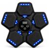 Generic Macchina da boxe intelligente da parete, Bluetooth, con luci di reazione a LED e display digitale, bersaglio per punzonatura a velocità regolabile, attrezzatura da boxe per adulti e bambini