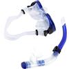 Generic Set Maschera Subacquea per Adulti con Boccaglio in Silicone e Lenti in Vetro Temperato, Comoda Attrezzatura per lo Snorkeling, Materiale PVC, Confezione da 2 Pezzi (YELLOW)
