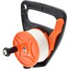 Generisch Mulinello per immersioni, kayak, pesca a lancia, mulinello da immersione, mulinello da kayak, lenza retrattile ad alta visibilità, bobina per dita, 45,7 m, per speleologia e speleologia