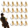 Generic Esche Da Pesca A Mosca Per Bass 20 Artificiali Realistiche