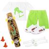 Generic Set di Mini Dita | Mini Finger Toys Set Skateboard interattivo con Movimento della Punta delle Dita | Finger Skateboard Toy Deck Board per Boy Child Kids