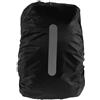 WANGSHAOWEI Coprizaino Impermeabile Copri Zaino Impermeabile for Borsa da 15-25 Litri Protettore Trekking Antipioggia Esterni Pieghevole e Portatile con Striscia Riflettente(Noir)