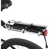 Caswynlife Portabici posteriore per bici staccabile, in lega di alluminio, per mountain bike e touring, leggero, con maggiore stabilità
