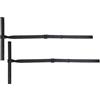 Genérico Cinghie di sicurezza per sollevamento , cinture di sicurezza regolabili con barra da 140 x 5 cm, per rack ad alta resistenza, attrezzatura da allenamento Homegym
