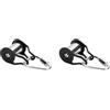 Vjsujehgy 2X Carrucola per Slackline con Moschettone per Bambini Forniture per Allenamento Slackline Scorrevole in Cortile per Fitness, Prato