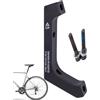 Generico Adattatore Pinza Freno Bici,Adattatore Freno a Disco Bicicletta | per a Disco Multifunzionale | Nero Facile da Usare, per Biciclette Leggeri per Freni a da 140 mm/160