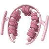 Yunmeryker Rullo Massaggiante per Punti di Pressione Muscolare con Rotazione a 360 Gradi, Ideale per Il Rilassamento Muscolare di Gambe, Design Portatile, Rosa