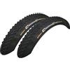 Continental 2 pneumatici pieghevoli Continental Cross King Protection 70-584 TLR BlackChili, 27,5 x 2,80