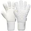 FEARLESS GOALKEEPERS Wolf X Snow - Guanti da portiere uomo e bambino - Guanti portiere con lattice tedesco - Presa antiscivolo - Taglio negativo - Sensazione seconda pelle