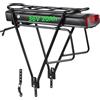 hxrfoak portapacchi Batteria per Bici elettrica da 36Volt 20Ah Batteria per Bici elettrica Batteria al Litio per Motore E-Bike(W/EU caricabatterie) (36V 20Ah 0-500W con portapacchi)
