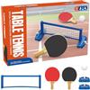 Generic Gioco di tennis da tavolo - Gioco da tavolo per bambini - Interattivo per Interni Viaggi Ufficio Scuola Feste