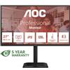 AOC Q27E4U Monitor 27 Pollici QHD Altoparlanti Altezza Regolabile Adaptive Sync