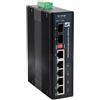 LevelOne IES-0600 - Interruttore - Non Gestito - 4 x 10/100 + 1 X Gigabit SFP+