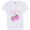Ganni Raspberry Babyfit Tee 156942112 [U]