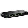 NETGEAR GS310TPv2 Switch Smart 8x Gigabit 10/100/1000 PoE+ Metall Nero