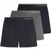 Karl Lagerfeld Uomini Ikon Fusion Woven Boxer (3 Pack) Sedona/Navy XL