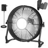 T-SUN 30cm Ventilatore a Piantana compatibile con Ma-kita Batteria/ Adattatore CA