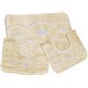 PERLARARA - Tappeto Bagno Lavabile Infinity Tris 3 pezzi - a fondo Antiscivolo Beige