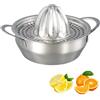 Godneei Spremiagrumi Manuale Acciaio Inox, Spremiagrumi Acciaio Manuale, Utensile da Cucina Multiuso per Uso Domestico