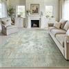 HUGEAR Tappeto Salotto Moderno Blu Giallo Tappeti 180x270cm Lavabile in Lavatrice Antiscivolo Astratto Naturale Grande Carpet Cameretta Scendiletto Camera da Letto Ufficio Pelo Corto