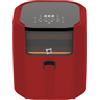 PYRAMIDEA Friggitrice ad Aria 8 Litri First Class Colore Rosso AFST001R
