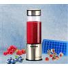 ROSEVIEW Frullatore portatile per frullati ROSEVIEW Bottiglia di vetro ricaricabile tramite USB, mini frullati portatili a 2 velocità, senza fili, frullati personali frullati frullati, frullatore di frutta