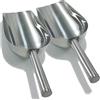 Space Home - 2x Paletta per Gelato - Set di 2 Palette per Ghiaccio - Cucchiaio per Gelato - Palette per Caramelle, Dolci - Paletta Grande per Ghiaccio - Acciaio Inossidabile - Set di 2