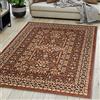 Mazovia Tappeto Salotto Moderno Orientale e Vintage Pelo Corto - Tappeti Soggiorno Turchi Originali - Tappeti Camera da Letto - Tappeti Salotto Grandi Dimensioni - Marrone 70 x 140 cm