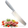 Keith Coltello da Cucina in Titanio con Fodero, Ti8743, Coltello Multiuso Portatile per Tagli Precisi di Verdure, Frutta e Carne, Ideale per Cucina, Campeggio, Trekking (31.2 x 4.4 cm)