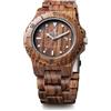 LeeEv Orologio in legno, Orologio da uomo in legno fatto a mano in legno di sandalo vintage in legno orologi da uomo regali