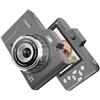 Trayneel Fotocamera HD a doppio obiettivo con schermo IPS da 2 8 pollici, sensore CCD da 48 MP, 2 video 5K UHD, supporto OTG, compatibilità con schede TF e zoom ottico 8x per uso studentesco (nero)