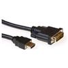 ACT Advanced Cable Technology AK3739 1m HDMI DVI-D Nero - Cavo adattatore video (1 m, HDMI, DVI-D, Maschio, Maschio, Nero)