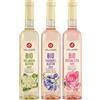 HÖLLINGER Bio Sirup Set, Sciroppo Biologico in 3 Gusti, Rosa Lavanda Sambuco, Bottiglia di Vetro, 500ml, Confezione da 3
