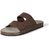 Amazon Essentials Sandali da Uomo Regolabili in Finto Sughero, Marrone, 10