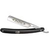 Boker Solingen Boker rasoio a mano libera King Cutter Black 5/8 punta tonda