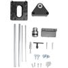 MNUvxzaewf Kit di posizionamento for punzoni for lavorazione del legno, in lega acciaio, con staffa for scheda inversa, for ante armadietti fai da te