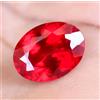 Estremamente Raro & Naturale 20.10 KT Sangue Rosso Rubino Ovale Certificato