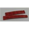 Breitling Pelle Bracciale 16MM Per Faltschliesse 14MM Nuovo Mai Messo Rosso