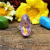 San Rosa Kunzite Gemma 925 Argento Sterling Fatto a Mano Anello Tutti