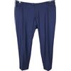 Suitsupply Lazio Uomo Pantaloni UK54S Blu Pura Lana Pieghe Anteriore Formale