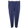 Suitsupply Sienna Pantaloni Da Uomo UK42R In Pura Lana Blu A Righe Formale